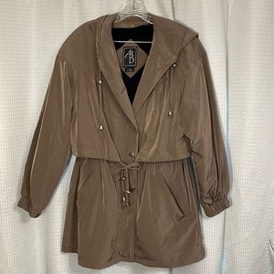 A2B Tan coat.  sz M